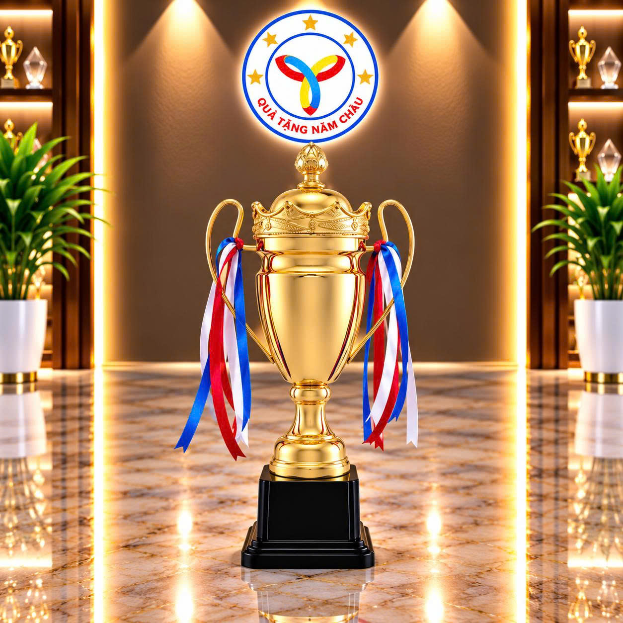 Cúp trao giải thể thao bằng kim loại Model: CTS-2003G