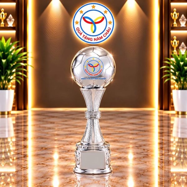 Cúp trao giải thể thao bằng nhựa - Model 5614S - Bạc