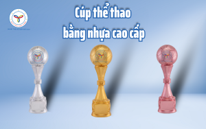 Cúp thể thao bằng nhựa cao cấp - Quà tặng năm châu