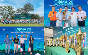 Quà Tặng Năm Châu tài trợ cúp tại Giải đấu COMA 26 Golf Champion – Vietnam Lefty Golf Club – Major Quý 2