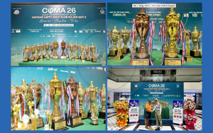 Quà Tặng Năm Châu tài trợ cúp tại Giải đấu COMA 26 Golf Champion – Vietnam Lefty Golf Club – Major Quý 2