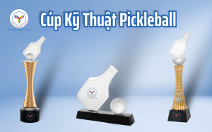 Cúp Pha Lê Pickleball - Quà Tặng Năm Châu