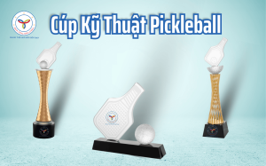 Một số sản phẩm Cúp Theo Theo Pickleball của Quà Tặng Năm Châu
