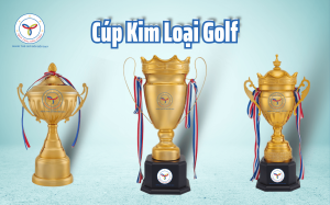 Cúp Golf Kim Loại - Quà Tặng Năm Châu