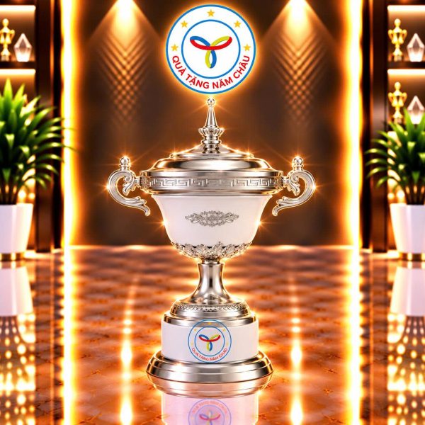 Cúp trao giải thể thao chất liệu chính kim loại, đế kim loại phối nỉ Model: CTS-C16BN