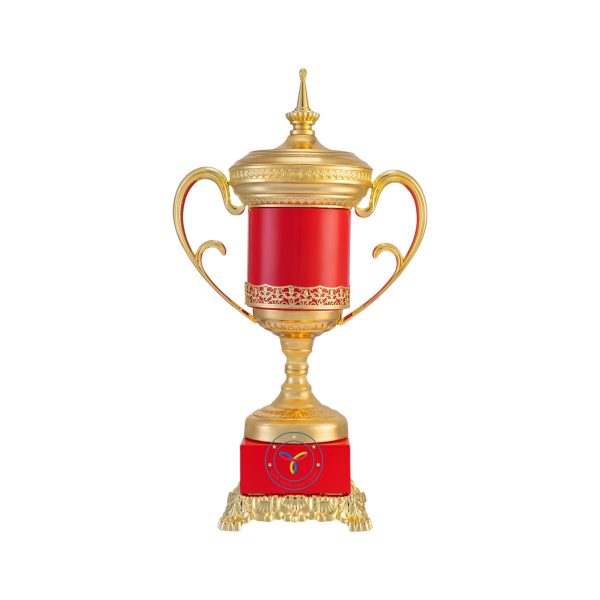 Cúp trao giải thể thao chất liệu chính kim loại, đế kim loại phối nỉ Model: CTS-C11HG