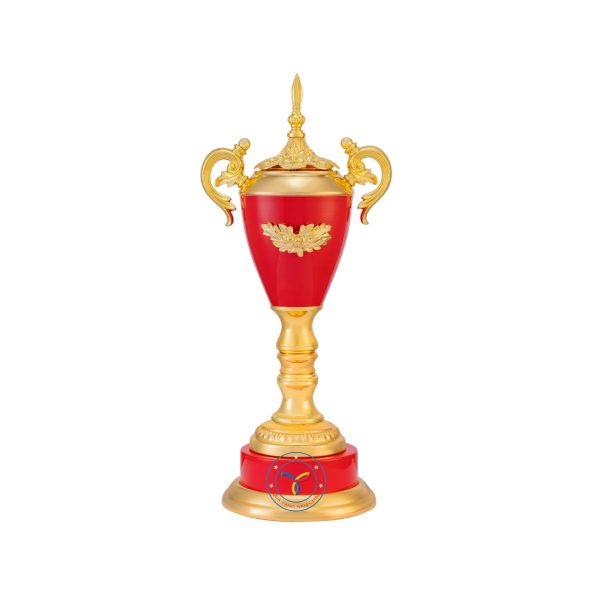 Cúp trao giải thể thao chất liệu chính kim loại, đế kim loại phối nỉ Model: CTS-C13BN