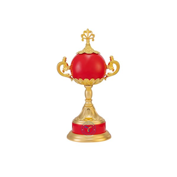 Cúp trao giải thể thao chất liệu chính kim loại, đế kim loại phối nỉ Model: CTS-C19HG