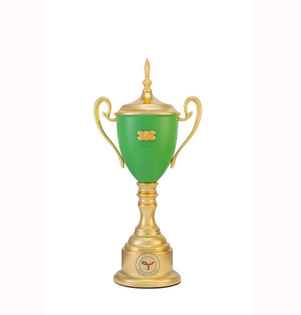 Cúp trao giải thể thao chất liệu chính kim loại, đế kim loại phối nỉ Model: CTS-C25LG