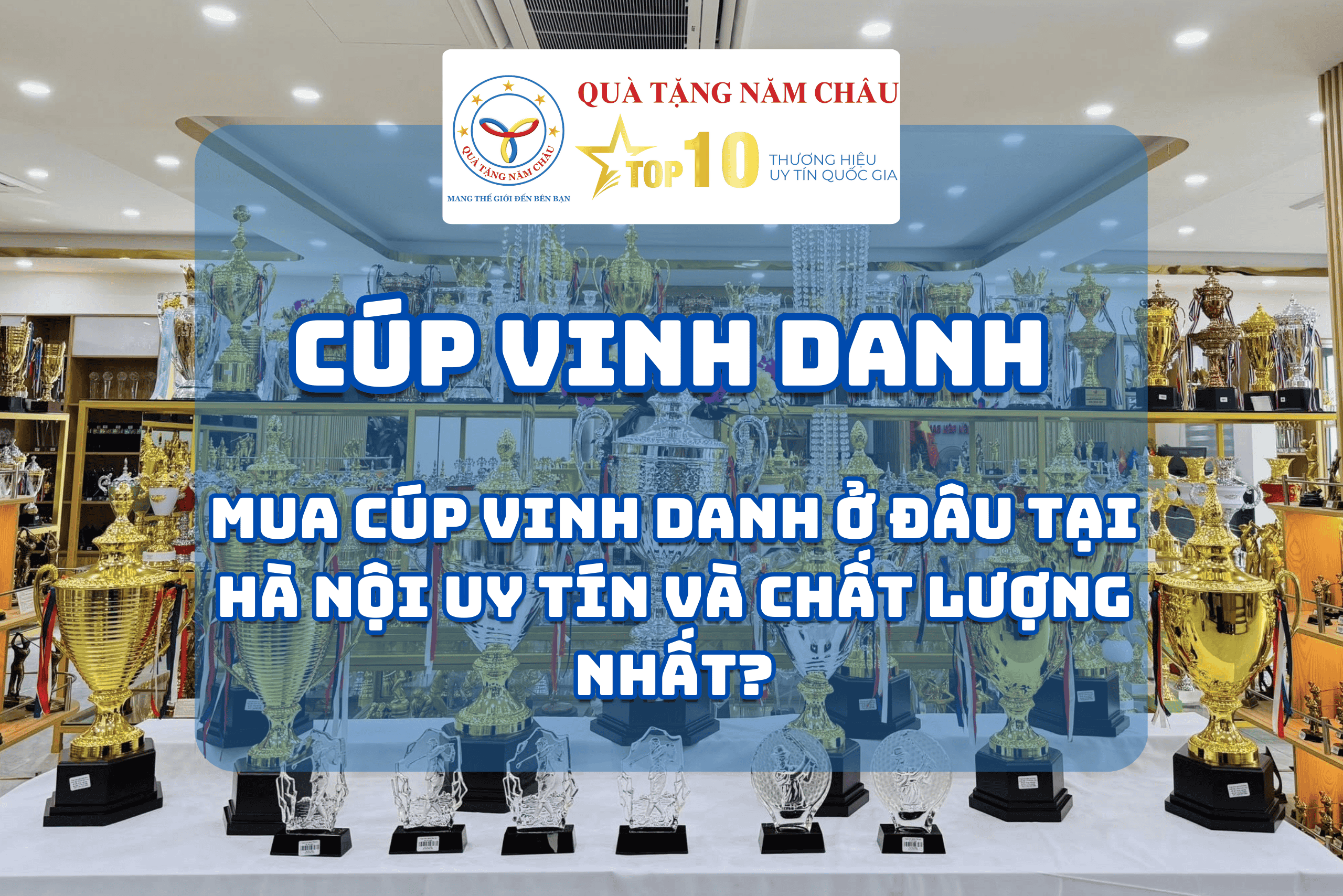 Mua Cúp Vinh Danh Ở Đâu Tại Hà Nội Uy Tín Và Chất Lượng Nhất?