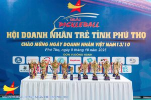 Sản phẩm của Quà Tặng Năm Châu tại sự kiện thể thao Pickleball
