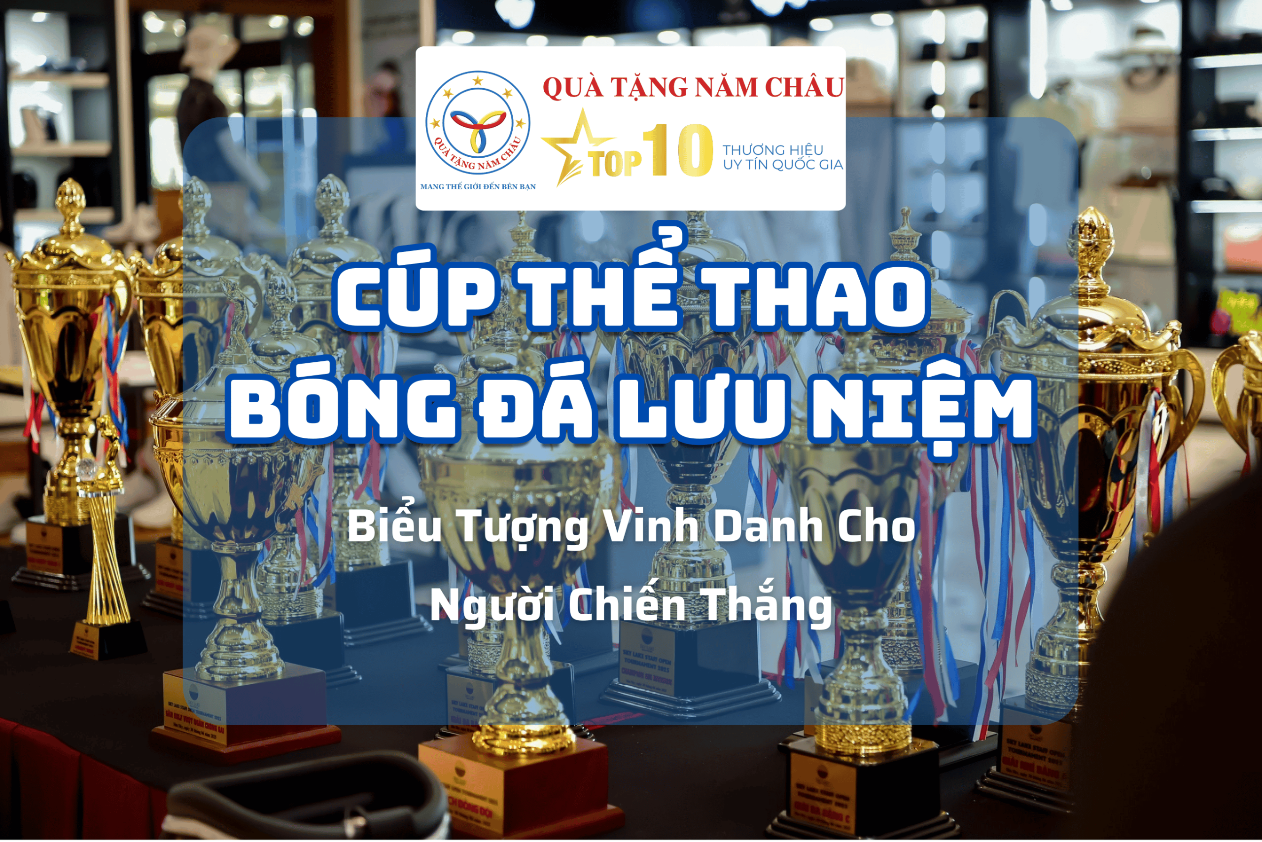 Cúp Thể Thao Bóng Đá Lưu Niệm – Biểu Tượng Vinh Danh Cho Người Chiến Thắng