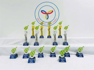 Quà Tặng Năm Châu với rất nhiều sản phẩm cúp cao cấp cho giải đấu Pickleball